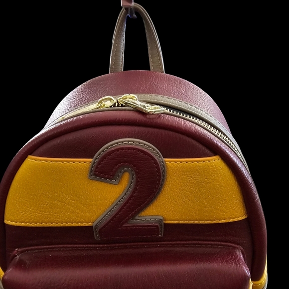 HARRY POTTER RON WEASLEY GRYFFINDOR LEATHER BACKPACK BY LOUNGEFLY - Picture 15 of 16
